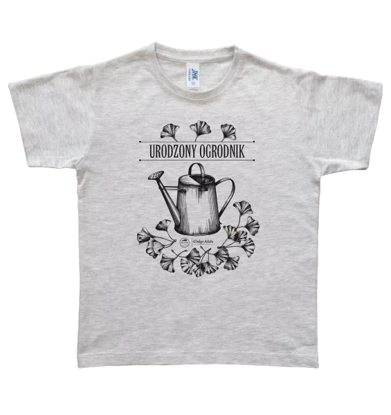 „Urodzony ogrodnik” (konewka) — koszulka dla dziecka