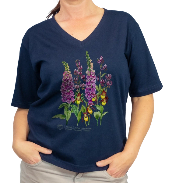 Kwiaty leśne — koszulka premium
